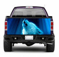 TAIL007 Night Wolf Tailgate Truck Wrap Printed Vinyl Graphic Pick Up Tailgate Decal