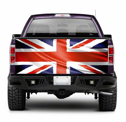 TAIL009 Union Jack United Kingdom Tailgate Pick up truck wrap