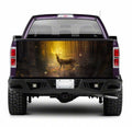 TAIL012 Deer in Forrest Tailgate Truck Wrap Printed Vinyl Graphic Pick Up Tailgate Decal