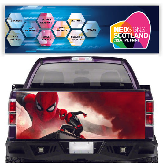 TAIL014 Spiderman Tailgate Pick up truck wrap