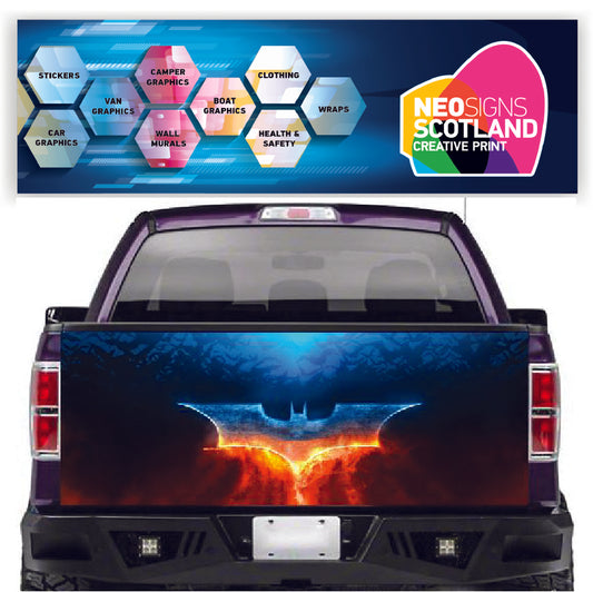 TAIL019 Batman Tailgate Pick up truck wrap