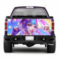 TAIL020 Anime Character Tailgate Truck Wrap Printed Vinyl Graphic Pick Up Tailgate Decal