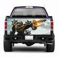 TAIL022 Bumble Bee Transformer Tailgate Truck Wrap Printed Vinyl Graphic Pick Up Tailgate Decal