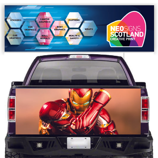 TAIL024 Iron Man Tailgate Pick up truck wrap