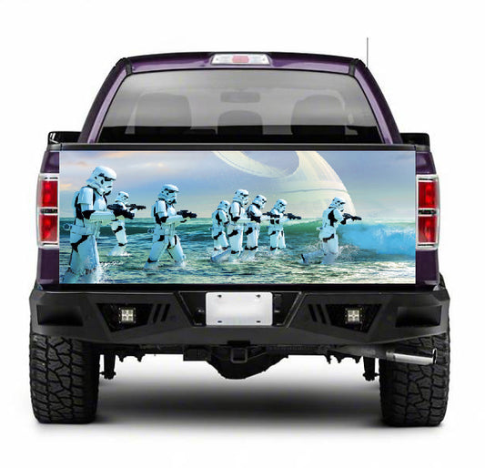 TAIL025 Stormtroopers Tailgate Pick up truck wrap