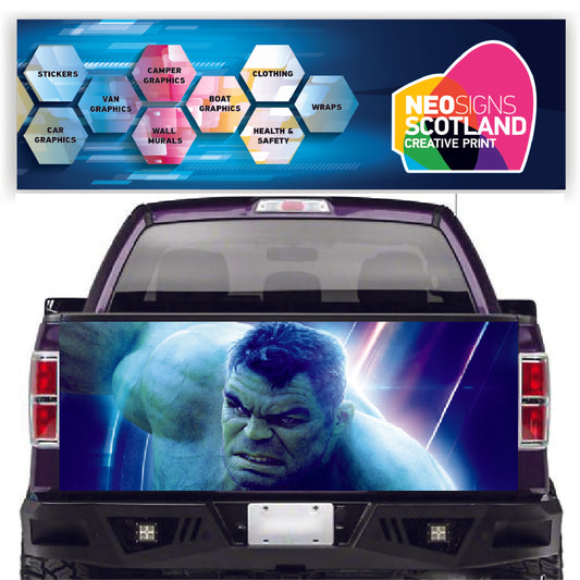 TAIL027 Hulk Tailgate Pick up truck wrap