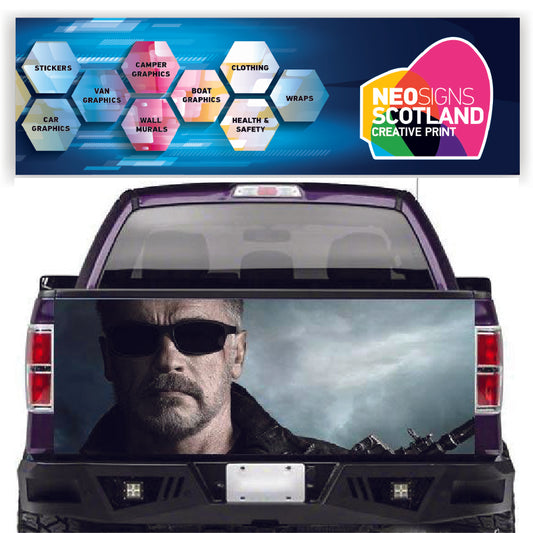 TAIL031 Terminator Tailgate Pick up truck wrap