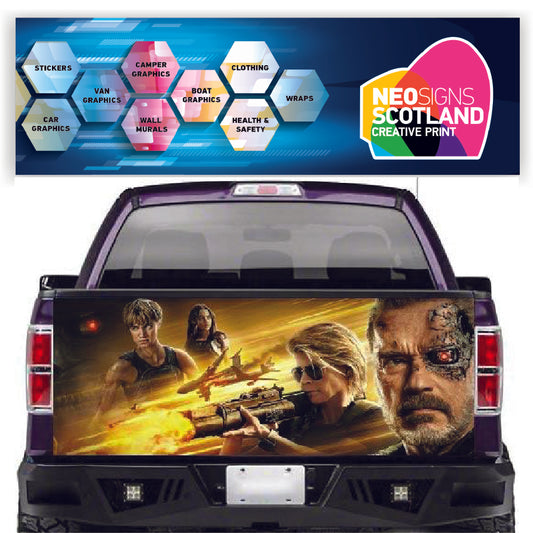TAIL032 Terminator Tailgate Pick up truck wrap