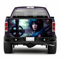 TAIL035 Gothic Moonlit Fairy Tailgate Truck Wrap Printed Vinyl Graphic Pick Up Tailgate Decal
