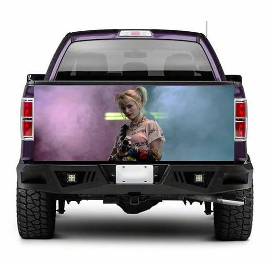 TAIL037 Harley Quinn Tailgate Pick up truck wrap