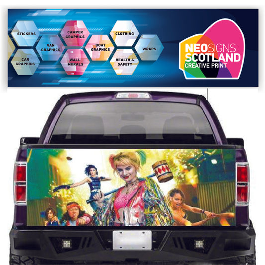 TAIL038 Harley Quinn Tailgate Pick up truck wrap