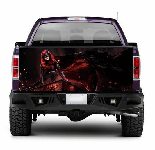 TAIL040 Cat Women Tailgate Pick up truck wrap