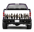 TAIL046 Walking Dead Zombies Tailgate Truck Wrap Printed Vinyl Graphic Pick Up Tailgate Decal