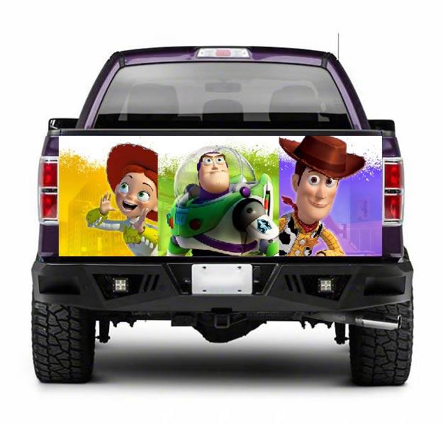 Tailgate Pick Up Truck Wrap Various Designs Available