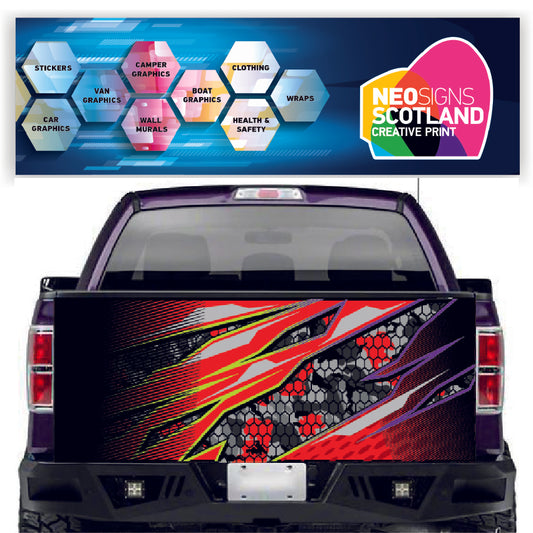 TAIL057 PatternTailgate Pick up truck wrap