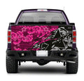 TAIL061 Flowers and Star Tailgate Truck Wrap Printed Vinyl Graphic Pick Up Tailgate Decal