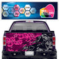 TAIL061 Star Flowers Tailgate Pick up truck wrap