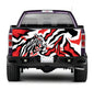 TAIL073 Tiger Tailgate Pick up truck wrap