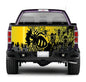TAIL078 Bees Honeycomb Tailgate Pick up truck wrap