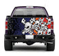 TAIL079 Skulls Tailgate Pick up truck wrap