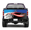 TAIL086 Stars Tailgate Truck Wrap Printed Vinyl Graphic Pick Up Tailgate Decal