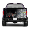 TAIL087 Star Pattern Tailgate Truck Wrap Printed Vinyl Graphic Pick Up Tailgate Decal
