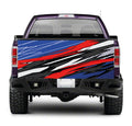 TAIL097 Abstract Colourful Tailgate Truck Wrap Printed Vinyl Graphic Pick Up Tailgate Decal