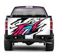 TAIL098 Graffiti Pattern Tailgate Truck Wrap Printed Vinyl Graphic Pick Up Tailgate Decal
