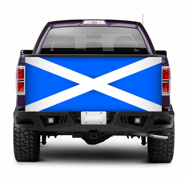 TAIL101 Scotland Tailgate Truck Wrap Printed Vinyl Graphic Pick Up Tailgate Decal