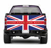 TAIL103  Union Jack God Save The King Tailgate Pick up truck wrap