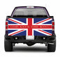 TAIL103  Union Jack God Save The King Tailgate Pick up truck wrap