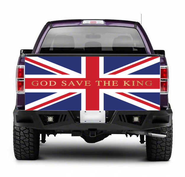 TAIL103 United Kingdom Tailgate Truck Wrap Printed Vinyl Graphic Pick Up Tailgate Decal