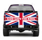 TAIL104 Union Jack God Save The King Tailgate Pick up truck wrap