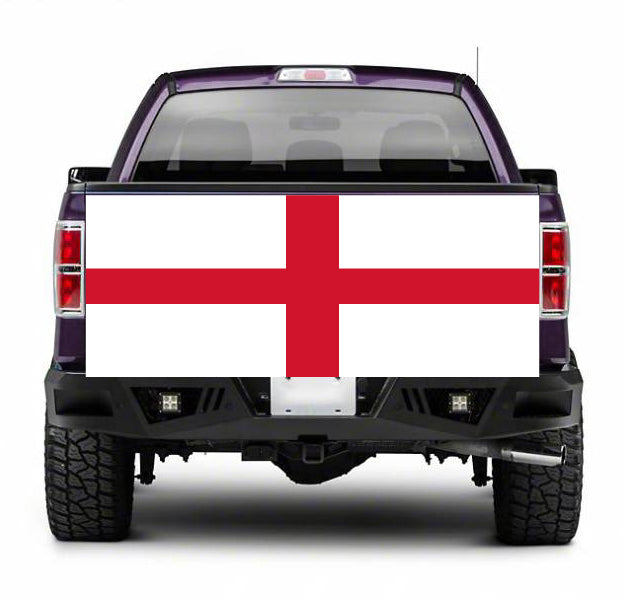 TAIL105 England Flag Tailgate Pick up truck wrap