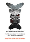 TG10 Punisher Motorcycle Fuel Tank Protector Sticker Graphic Decal Laminated