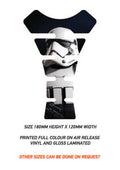 TG13 Stormtrooper Motorcycle Fuel Tank Protector Sticker Graphic Decal Laminated