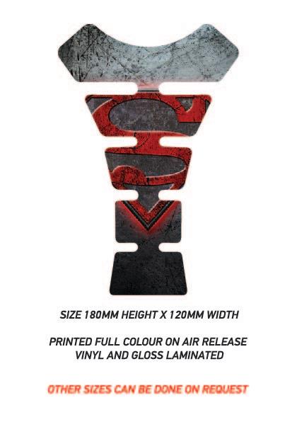 TG01-TG20 Motorcycle Fuel Tank Protector Sticker Graphic Decal Laminated Various Designs Available