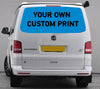 TRANS000 Custom Tailgate wrap for VW Volkswagen Transporter T5 T6 Vinyl