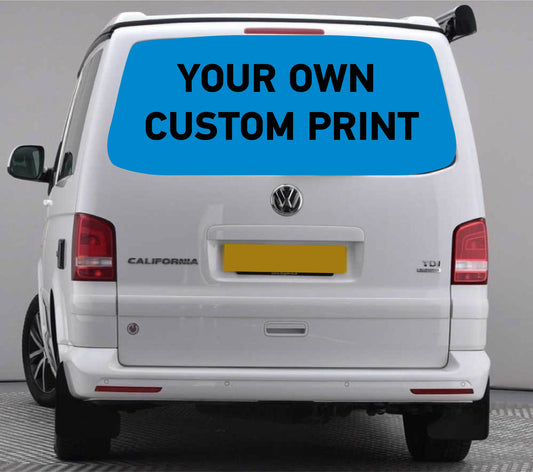 TRANS000 Custom Tailgate wrap for VW Volkswagen Transporter T5 T6 Vinyl