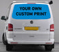TRANS000 Custom Tailgate wrap for VW Volkswagen Transporter T5 T6 Vinyl
