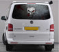 TRANS001 Punisher Tailgate wrap for VW Volkswagen Transporter T5 T6