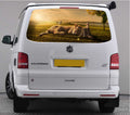 TRANS007 Sleeping Lion Tailgate wrap for VW Volkswagen Transporter T5 T6 Rear Panel Wrap Air Release Vinyl