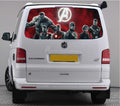 TRANS008 Avengers Tailgate wrap for VW Volkswagen Transporter T5 T6 Rear Panel Wrap Air Release Vinyl