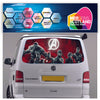 TRANS008 Avengers Tailgate wrap for VW Volkswagen Transporter T5 T6