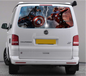 TRANS010 Captain America Tailgate wrap for VW Volkswagen Transporter T5 T6