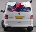TRANS015 Spiderman Tailgate wrap for VW Volkswagen Transporter T5 T6 Rear Panel Wrap Air Release Vinyl