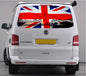TRANS020 United Kingdom London Tailgate wrap for VW Volkswagen Transporter T5 T6