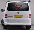 TRANS021 Batman Logo Tailgate wrap for VW Volkswagen Transporter T5 T6 Rear Panel Wrap Air Release Vinyl
