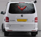 TRANS021 Batman Logo Tailgate wrap for VW Volkswagen Transporter T5 T6