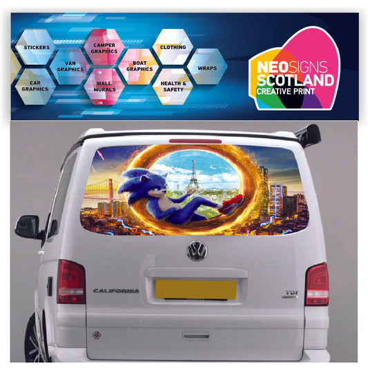 TRANS024 Sonic Tailgate wrap for VW Volkswagen Transporter T5 T6
